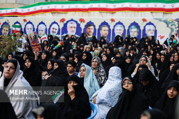 بزرگداشت چهلمین روز شهادت سرلشگر حاجی زاده در امامزاده حسن (ع)