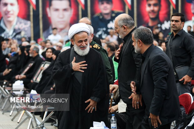 بزرگداشت چهلمین روز شهادت سرلشگر حاجی زاده در امامزاده حسن (ع)
