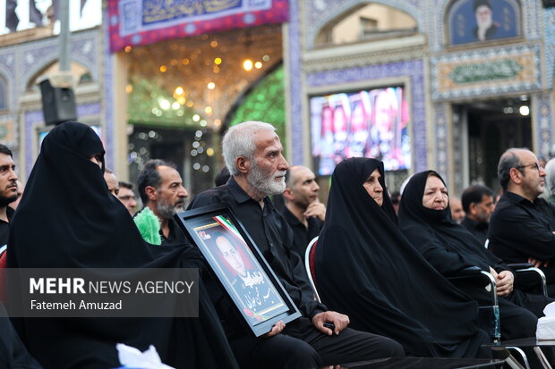 بزرگداشت چهلمین روز شهادت سرلشگر حاجی زاده در امامزاده حسن (ع)
