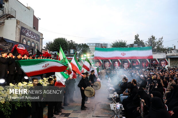 بزرگداشت چهلمین روز شهادت سرلشگر حاجی زاده در امامزاده حسن (ع)