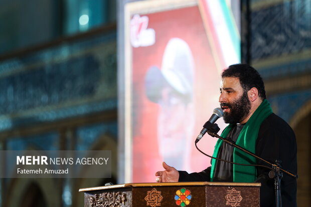بزرگداشت چهلمین روز شهادت سرلشگر حاجی زاده در امامزاده حسن (ع)