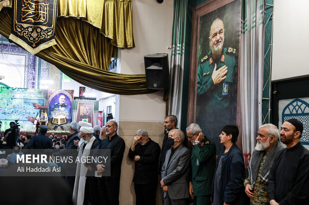 بزرگداشت چهلمین روز شهادت سردار سپهبد شهید حسین سلامی