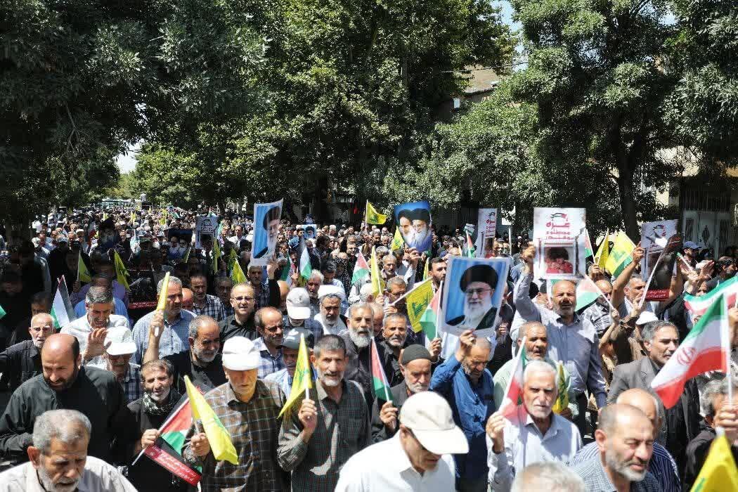 همدانیها همصدا با ملت ایران در حمایت از مردم مظلوم غزه