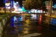 رهاسازی آب در بلوارهای منطقه ۳ تهران