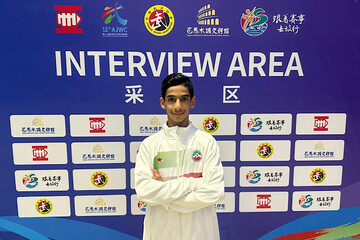 «سیاه مشته‌ای» اولین طلایی ووشو ایران در آسیا؛ دومین مدال برنز شد