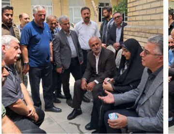 دیدار نماینده وزیر جهاد کشاورزی با خانواده مرحوم مرادی فعال محیط‌زیست