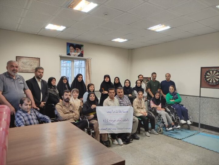 مسابقات پارادارت گرامیداشت شهدای جنگ تحمیلی در همدان برگزار شد