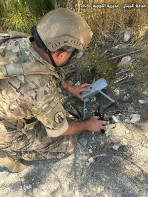 Lebanese Army statement on downed Israeli grenade drone
