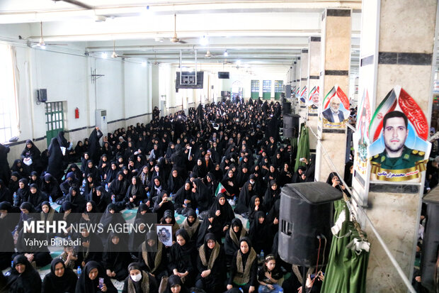 مراسم اربعین شهدای اقتدار در کرمانشاه