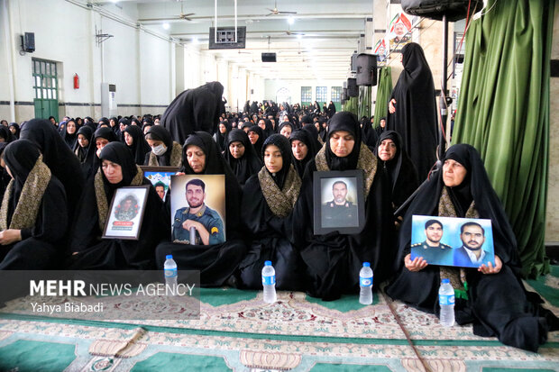 مراسم اربعین شهدای اقتدار در کرمانشاه