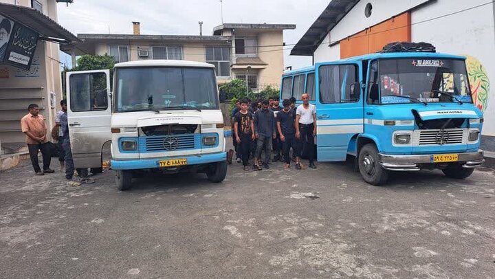 ۹۳۶ نفر از اتباع غیرمجاز در عباس آباد جمعآوری شدند