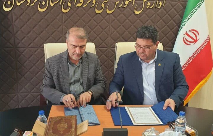 امضای تفاهمنامه طرح «همنوا» بین فنی و حرفهای و آموزش و پرورش کردستان