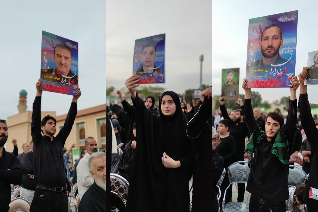 برگزاری  مراسم اربعین شهدای اقتدار آذربایجان شرقی با حضور حماسی مردم