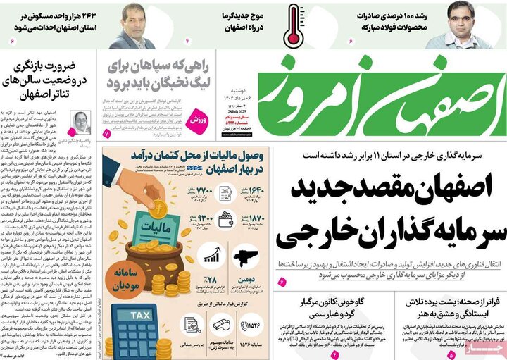 روزنامه‌های اصفهان