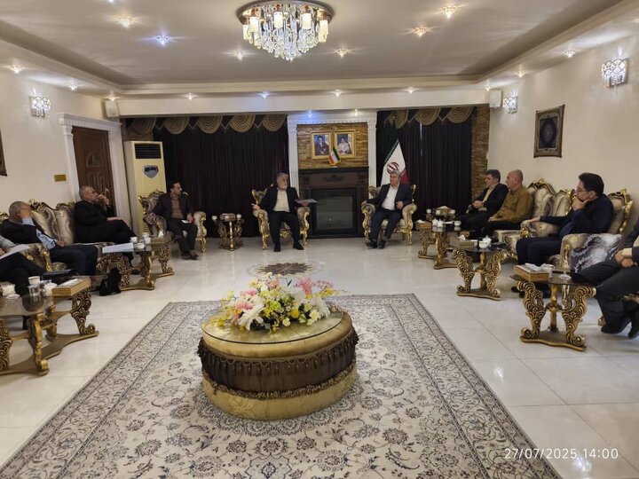 بازدید هیئت مدیریتی استان کردستان از زیرساختهای اربعین در سلیمانیه بازدید هیئت مدیریتی استان کردستان از زیرساختهای اربعین در سلیمانیه