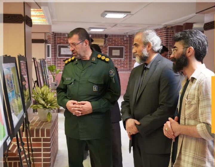 نمایشگاه تجسمی «ایران جان» در ساری برپا شد