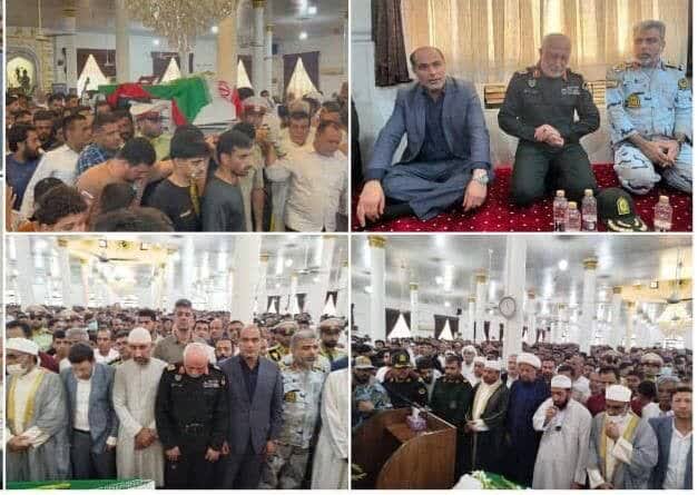 پیکر شهید مدافع امنیت در شهر «نخل تقی» تشییع و خاکسپاری شد پیکر شهید مدافع امنیت در شهر «نخل تقی» تشییع و خاکسپاری شد