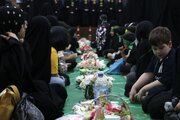 مهمانان کوچک در بزرگ‌ترین سفره حضرت رقیه (س) گرد هم آمدند
