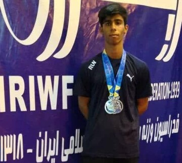 درخشش وزنه بردار نوجوان گناوه‌ای در مسابقات کشوری