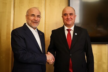 Galibaf, Tacikistan Temsilciler Meclisi Başkanı ile görüştü