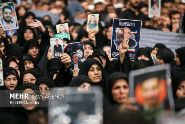 مراسم بزرگداشت شهدای جنگ تحمیلی ۱۲ روزه