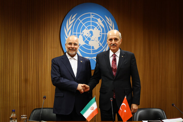 Galibaf, TBMM Başkanı Kurtulmuş ile görüştü