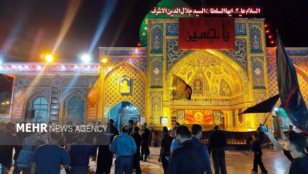 عزاداری شب شهادت حضرت رقیه (س) در آستانه اشرفیه عزاداری شب شهادت حضرت رقیه (س) در آستانه اشرفیه