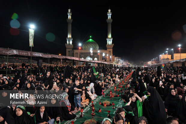 بزرگترین سفره حضرت رقیه(س) در قم