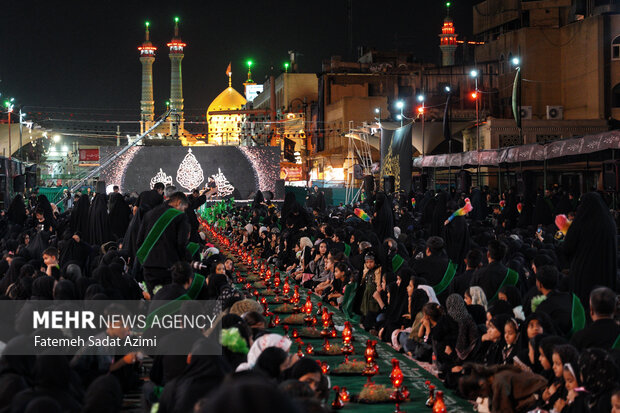 بزرگترین سفره حضرت رقیه(س) در قم