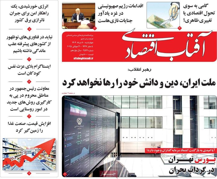 روزنامه های اقتصادی