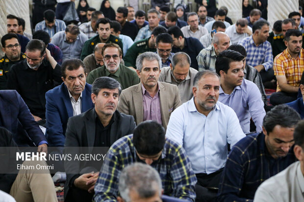 مراسم اربعین شهدای اقتدار در سنندج