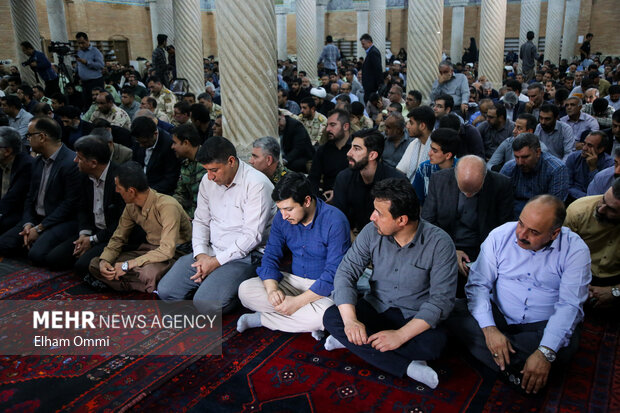 مراسم اربعین شهدای اقتدار در سنندج