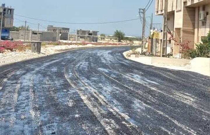 عملیات گسترده آسفالت معابر شهری در «بنک» آغاز شد