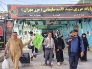 وضعیت تردد در مرز مهران طی شامگاه پنجشنبه