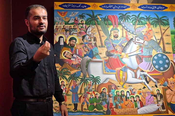 شمایلهای پردههای عاشورا بازتاب چیست؟