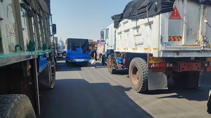 ارسال تجهیزات موکب خارگ به کربلای معلی