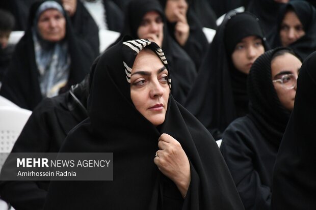مراسم چهلمین روز شهادت شهدای اقتدار ایران در بیرجند