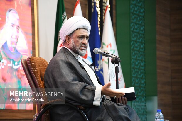 مراسم چهلمین روز شهادت شهدای اقتدار ایران در بیرجند