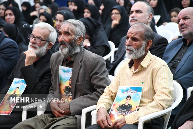 مراسم چهلمین روز شهادت شهدای اقتدار ایران در بیرجند