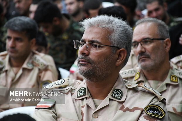 مراسم چهلمین روز شهادت شهدای اقتدار ایران در بیرجند