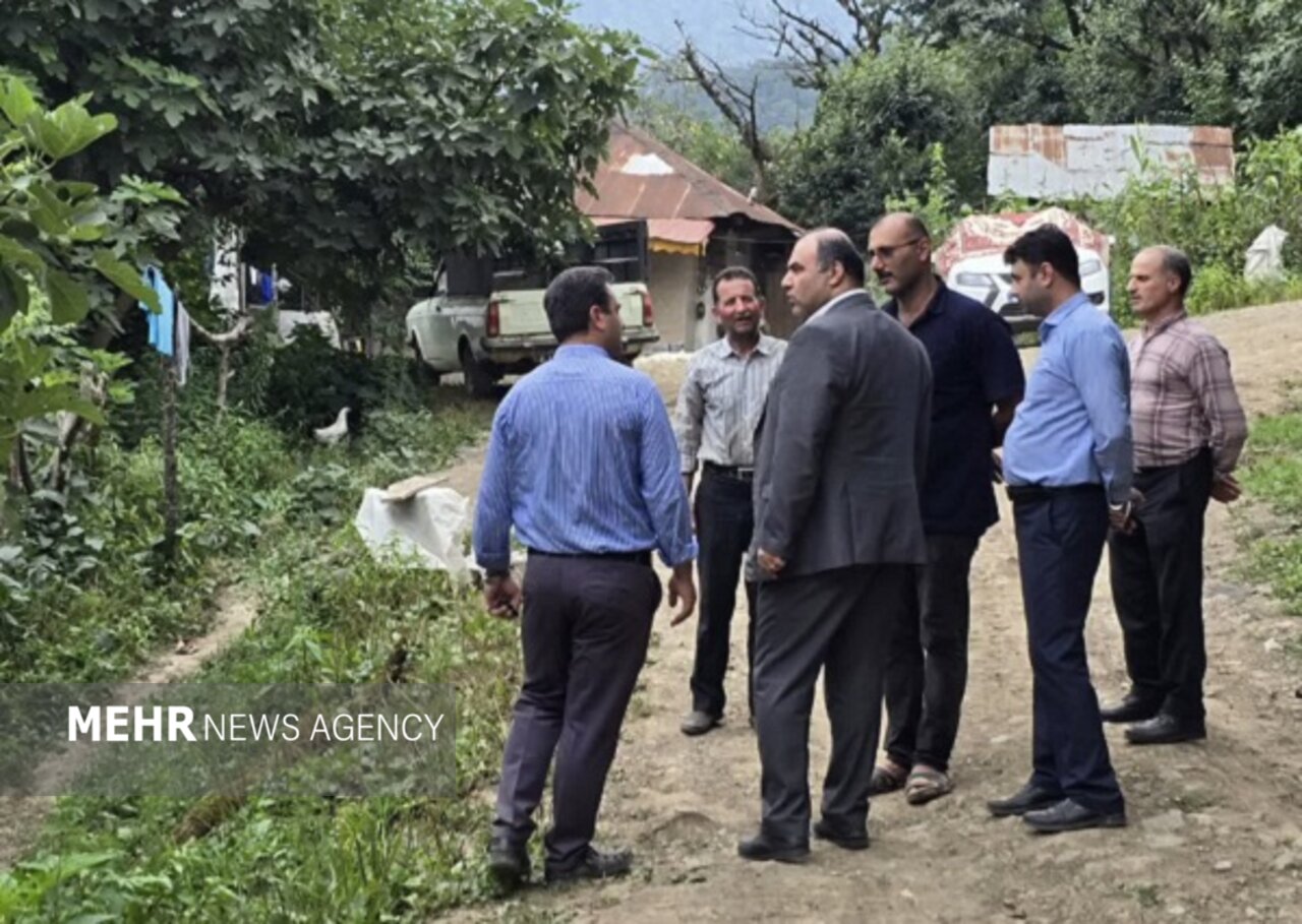 طرح هادی روستای پنو لنگرود با اجرای سنگفرش و بهسازی معابر کلید خورد