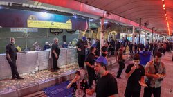 Arbaeen pilgrims in Samarra