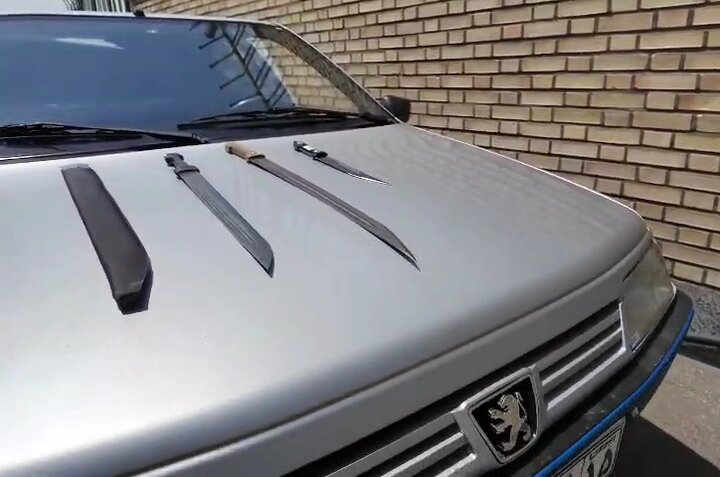 دستگیری هنجارشکن قمه بدست باغمیشه تبریز