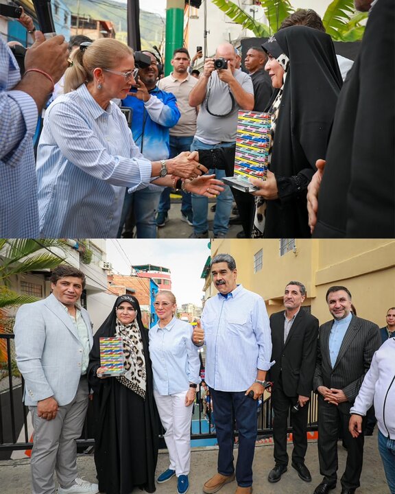 بالصور.. مادورو يستقبل المذيعة الإيرانية سحر امامي