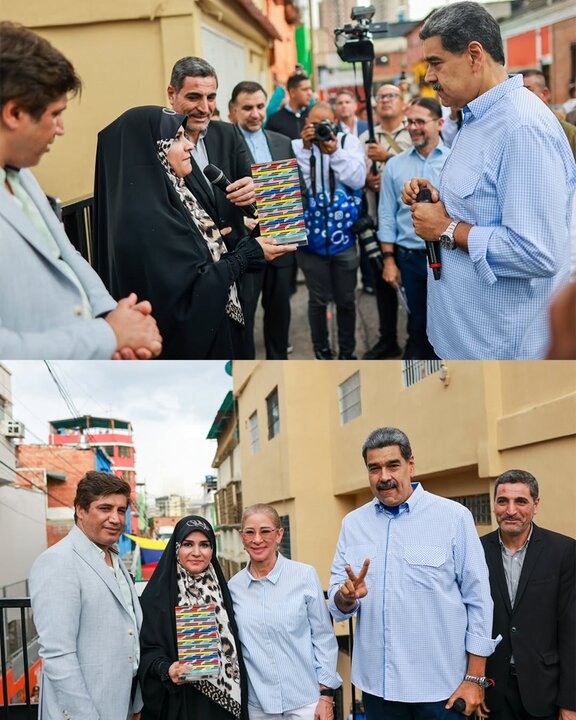 بالصور.. مادورو يستقبل المذيعة الإيرانية سحر امامي