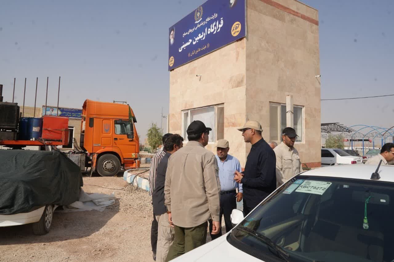 بازدید استاندار کرمانشاه از آمادهسازی قصرشیرین برای میزبانی از زائران