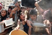 ۴۲ درصد حوادث مرتبط با گرسنگی در جهان در غزه روی می دهد 
