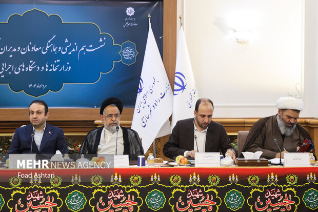 نشست هم اندیشی معاونین امور مجلس وزارتخانه ها و دستگاههای اجرایی 10