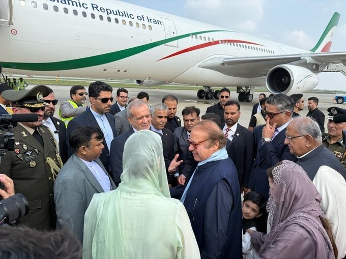 پزشکیان دقایقی پیش وارد لاهور شد