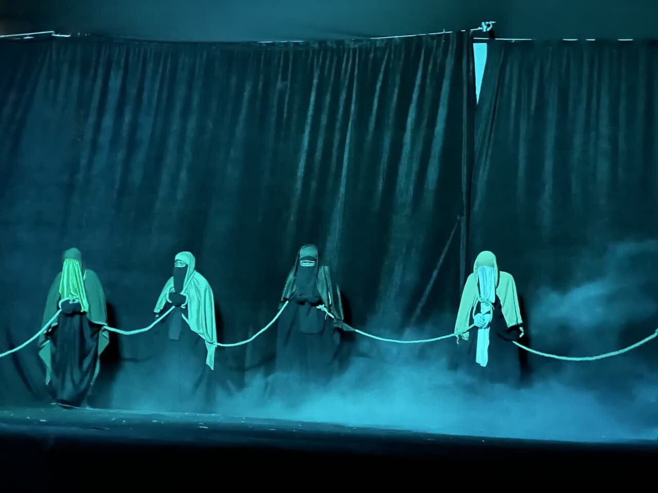 طریق الحسین مسیر عشق ورزی تئاتریها؛ هنرمندان پای کار اربعین